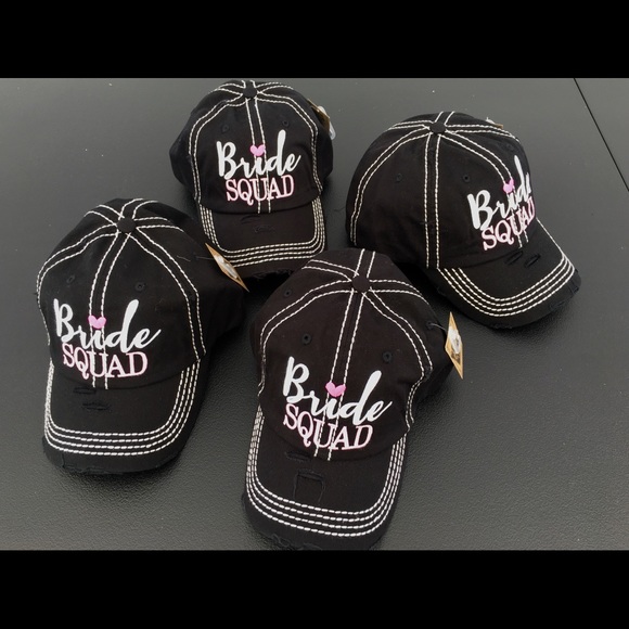 NWT - 5 Caps - Bride Cap & Four Bride Squad Caps - Picture 3 of 8